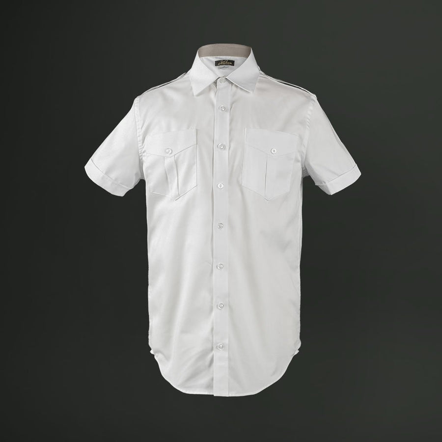 Open Package - Men's Pilot Shirt - Slim Fit Tall, No Eyelets