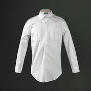 Open Package - Men's Pilot Shirt - Slim Fit LS, W/Delta Eyelets