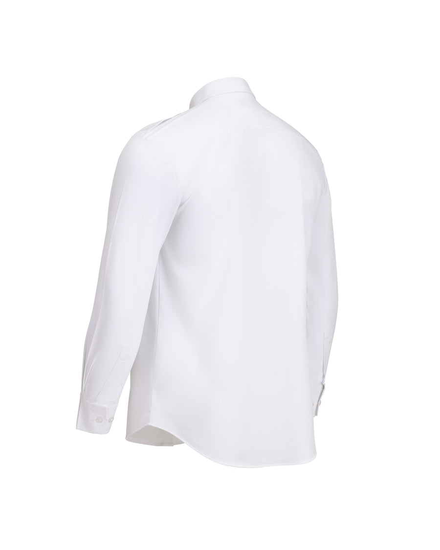 Men's Pilot Shirt (Silver Modern Cut / Long Sleeve)