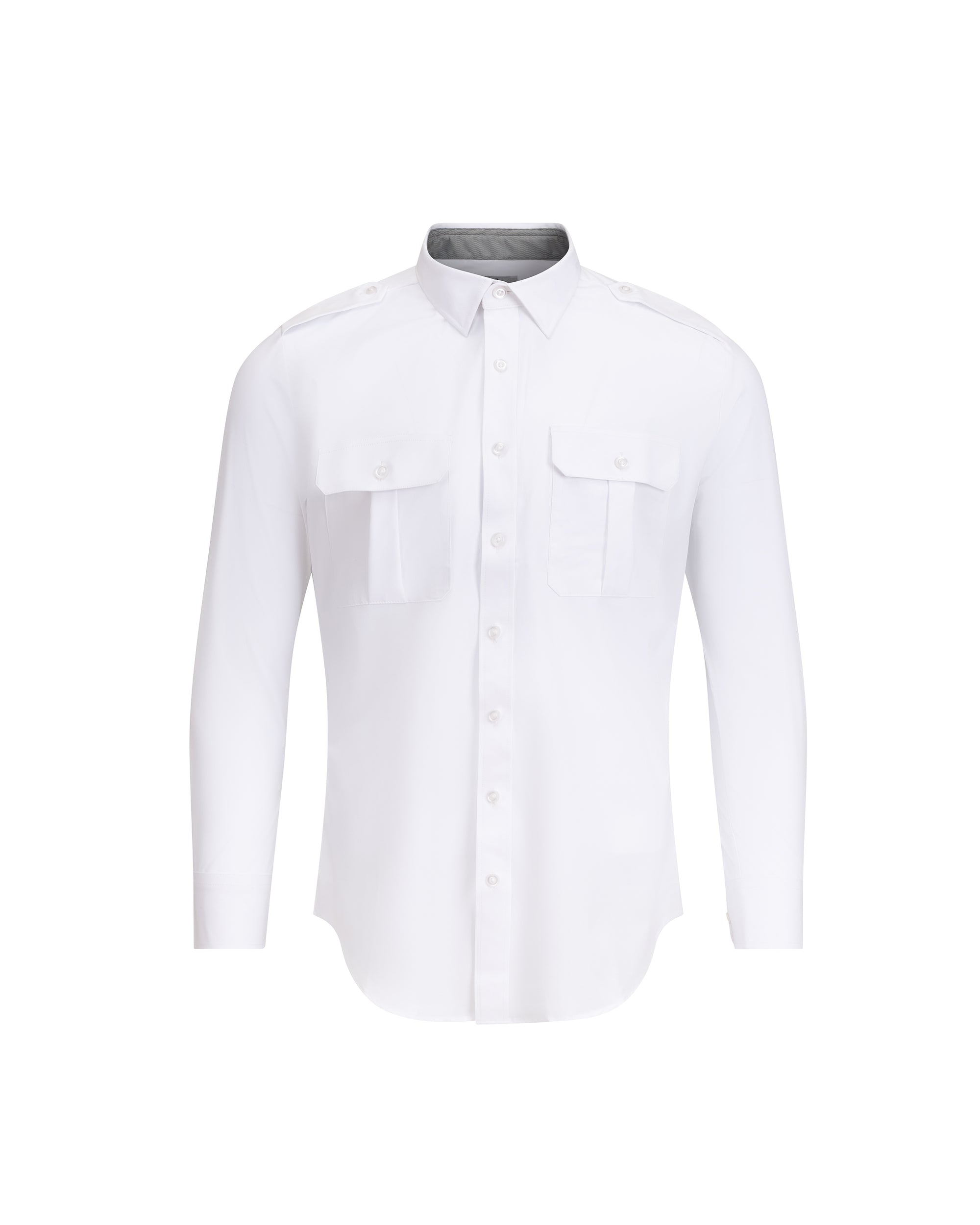 Men's Pilot Shirt - Silver Label - Men's - White
