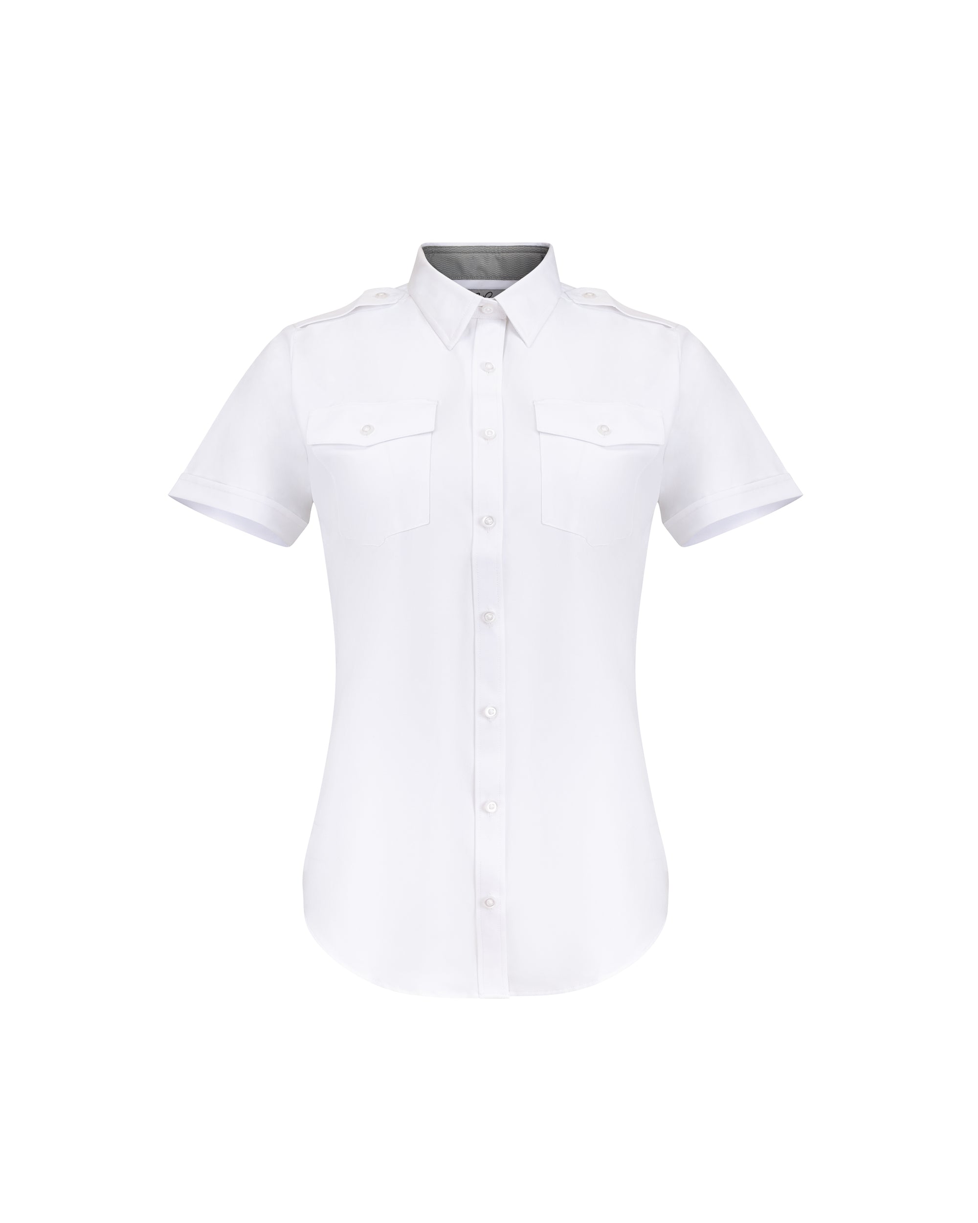 Women's Pilot Shirt - Silver Label - White Women's Pilot Shirt - Silver Label - White