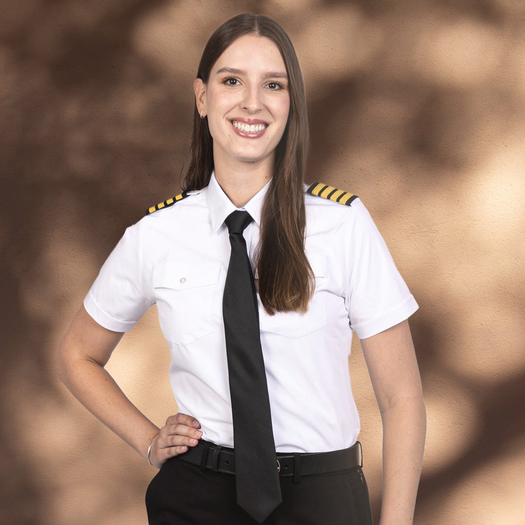 Women's Pilot Shirt - Silver Label - White - JetSeam Women's Pilot Shirt - Silver Label - White - JetSeam